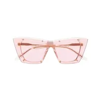 alexander mcqueen eyewear lunettes de soleil à monture papillon - rose