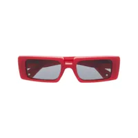 g.o.d eyewear lunettes de soleil teintées four à monture carrée - rouge