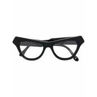marni eyewear lunettes de vue à monture papillon - noir