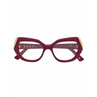 marni eyewear lunettes de vue à monture carrée - rouge