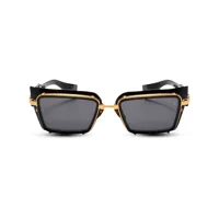 balmain eyewear lunettes de soleil admirable à monture carrée - noir