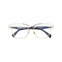 kuboraum lunettes de vue à monture transparente - blanc