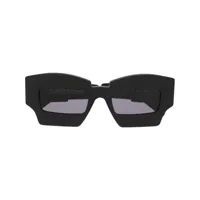 kuboraum lunettes de soleil x6 à monture géométrique - noir