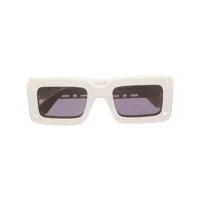 off-white lunettes de soleil virgil à monture carrée - blanc