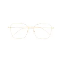 boss lunettes de vue à monture carrée - or