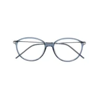 boss lunettes de vue à monture ronde - bleu