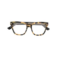dsquared2 eyewear lunettes de vue d20025 à monture carrée - marron
