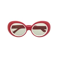 undercover lunettes de soleil effector à monture oversize - rouge