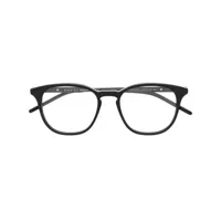 gucci eyewear lunettes de vue à monture carrée - noir