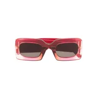 marc jacobs eyewear lunettes de soleil teintées à monture carrée - rouge