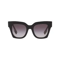 burberry lunettes de soleil à monture carrée - noir