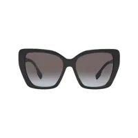 burberry lunettes de soleil à monture papillon - noir