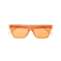 a-cold-wall* lunettes de soleil à monture carrée - orange