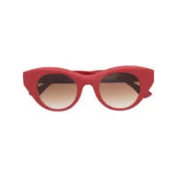 thierry lasry lunettes de soleil à monture papillon - rouge
