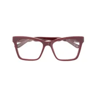 balenciaga eyewear lunettes de vue à monture carrée - rouge