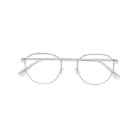 mykita lunettes de vue à monture ronde - argent