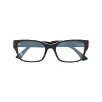 cartier eyewear lunettes de vue à monture rectangulaire - bleu