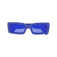 etnia barcelona lunettes de soleil à monture carrée - bleu