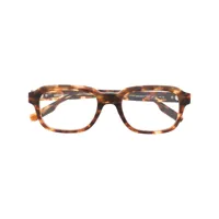 montblanc lunettes de vue à monture carrée - marron