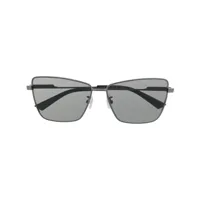 bottega veneta eyewear lunettes de soleil à monture rectangulaire - noir
