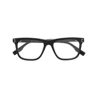 mcq lunettes de vue à monture carrée - noir