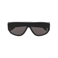 alexander mcqueen eyewear lunettes de soleil à monture oversize - noir