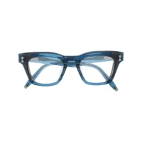 akoni lunettes de vue ara à monture transparenre - bleu