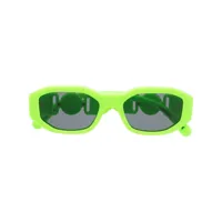 versace eyewear lunettes de soleil à monture carrée - vert