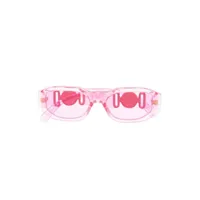 versace eyewear lunettes de soleil à monture carrée - rose