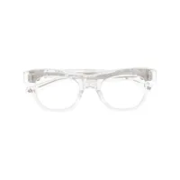 matsuda lunettes de vue à monture d'inspiration wayfarer - blanc