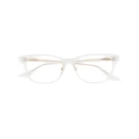 dita eyewear lunettes de vue d'inspiration wayfarer - blanc