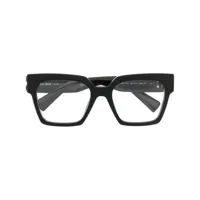 miu miu eyewear lunettes de vue à monture carrée - noir