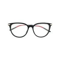 gucci eyewear lunettes de vue à monture ronde - noir