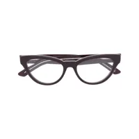 balenciaga eyewear lunettes de vue à monture papillon - violet