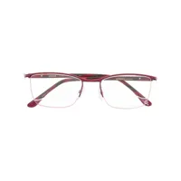 etnia barcelona lunettes de vue bonnie à monture rectangulaire - rouge
