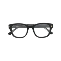 dsquared2 eyewear lunettes de vue rondes à plaque logo - noir