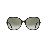 jimmy choo eyewear lunettes de soleil vera à monture oversize - noir