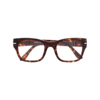 persol lunettes de vue carrées po3297v - marron