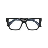 off-white lunettes de vue optical style 34 à monture carrée - black blue block