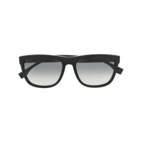 boss lunettes de soleil à monture carrée - noir