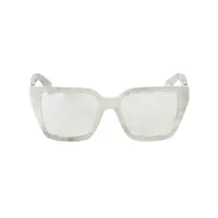 off-white lunettes de vue à monture carrée - blanc
