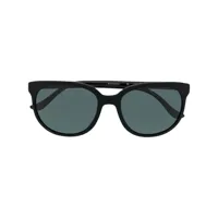 vuarnet lunettes de soleil teintées à monture ronde - noir