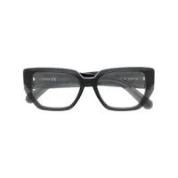 swarovski lunettes de vue à monture rectangulaire - noir