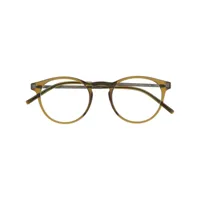 mykita lunettes de vue à monture ronde - vert