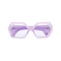 ambush lunettes de soleil eirene à logo imprimé - violet