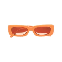 linda farrow lunettes de soleil mini marfa - orange