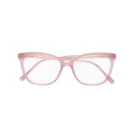 mykita lunettes de vue à monture d'inspiration wayfarer - rose