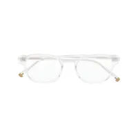 moscot lunettes de vue à monture carrée - blanc