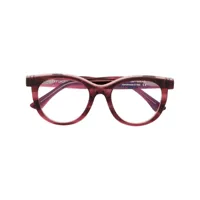 thierry lasry lunettes de vue calamity à monture ronde - rouge