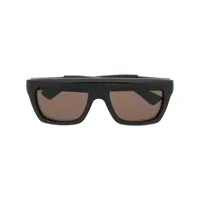 bottega veneta eyewear lunettes de soleil à monture carrée - noir